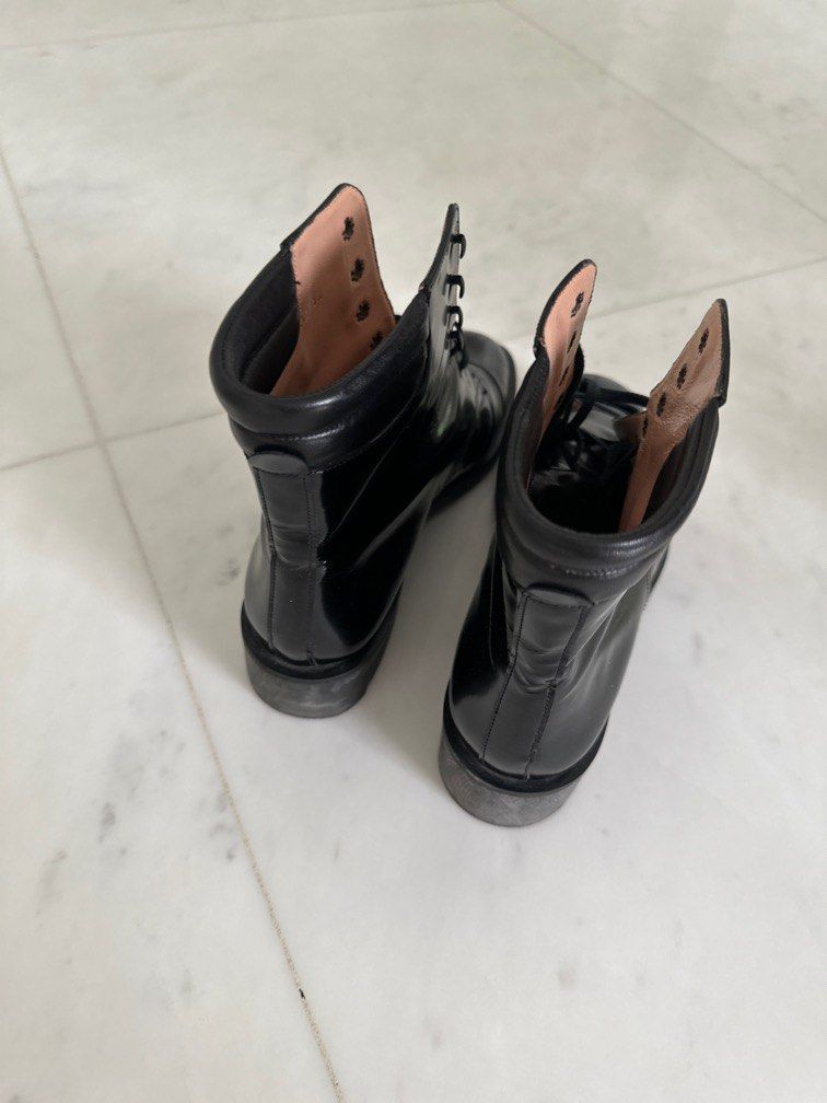 Robert clergerie combat boots top