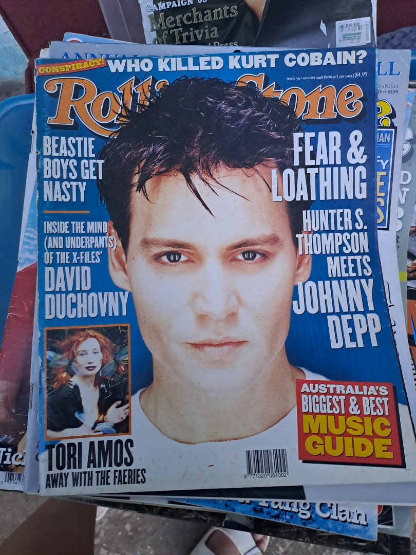 Rolling stones: Johnny Depp, Hobbies & Toys, Books & Magazines ...