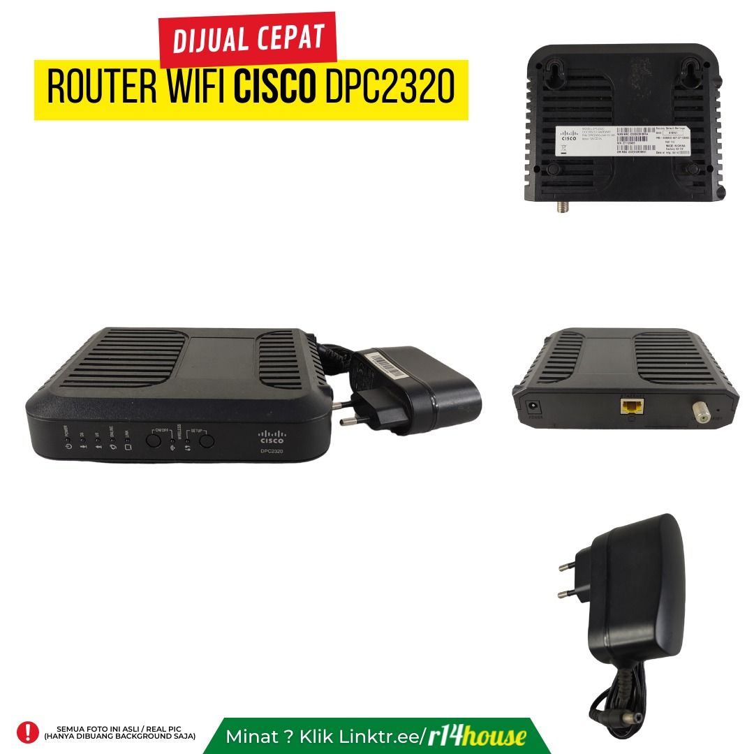 ROUTER WIFI CISCO DPC2320, Elektronik, Komputer, Lainnya di Carousell