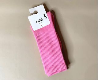 RUBI Women Socks Kaos Kaki Polos Color Cotton Original