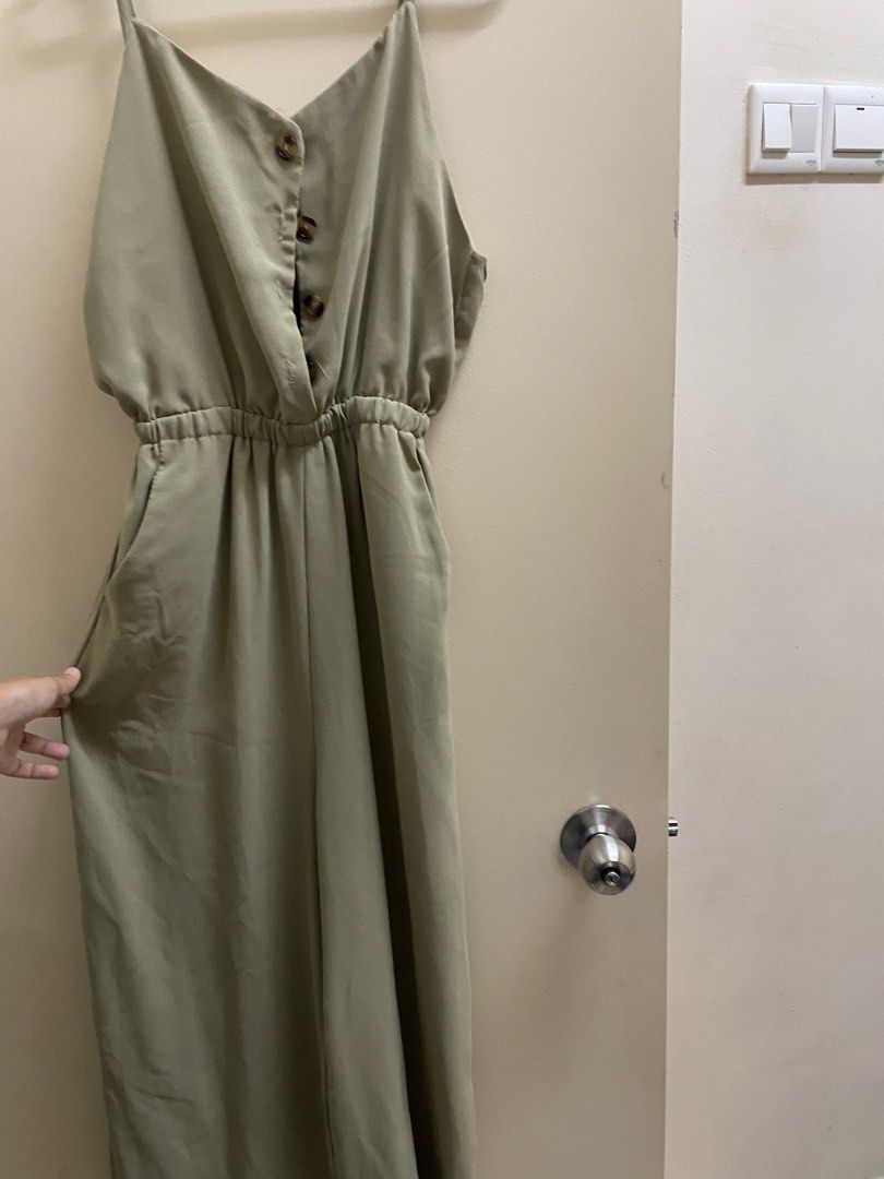 BETTY Sage Green Jumpsuit