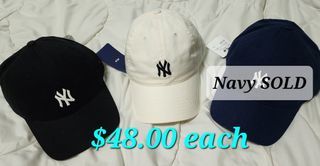 SALE 🇰🇷MLB Yankees logo New York baseball cap