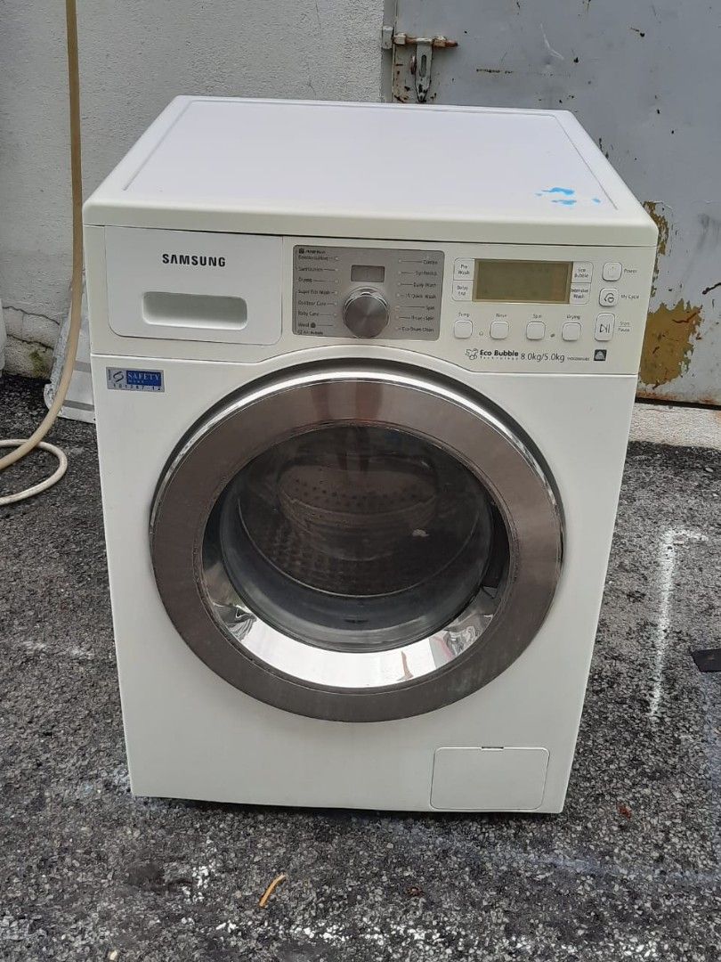 Samsung washer and dryer 8/5 kg for sell, TV & Home Appliances, Washing