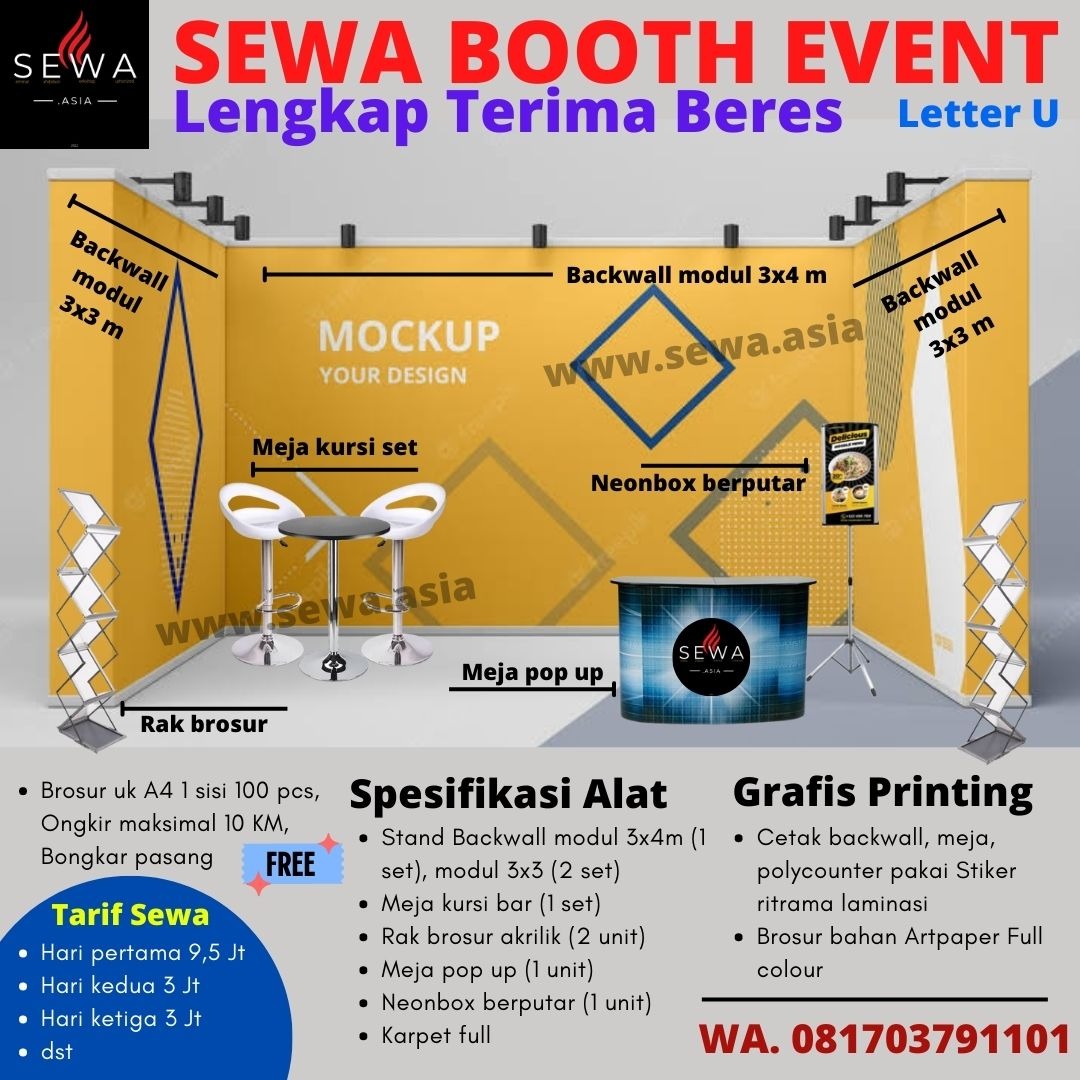 SEWA BOOTH EVENT JAKARTA / VENDOR PAMERAN / KONTRAKTOR BACKDROP TERBAIK