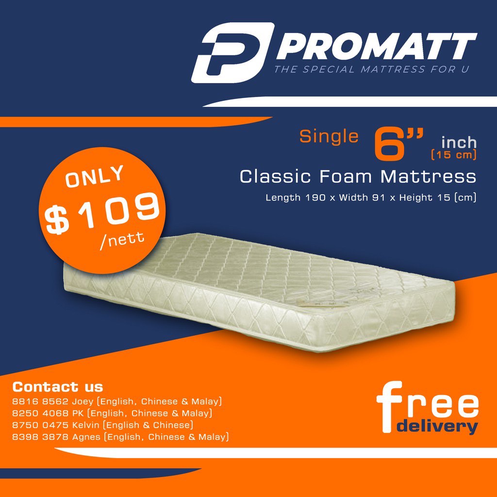 Single 6 Inch Mattress Furniture Home Living Furniture Bed Frames single-6-inch-mattress-furniture-home-living-furniture-bed-frames