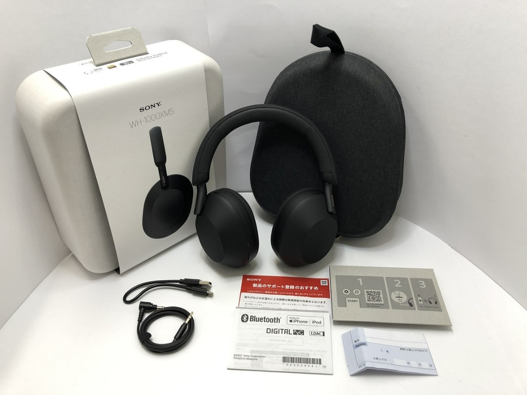 SONY 無線降噪耳機WH-1000XM5/BM 黑色, 音響器材, 頭戴式/罩耳式耳機