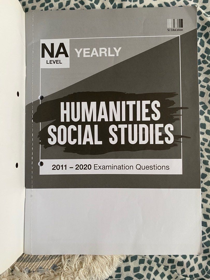 SS TYS |Humanities Social Studies [NA] Yearly, Hobbies & Toys, Books ...