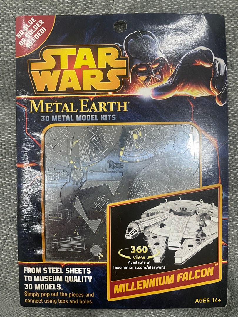 Salón de clases Detenerse veneno STAR WARS METAL EARTH- 3D metal model kits, Hobbies & Toys, Toys & Games on  Carousell