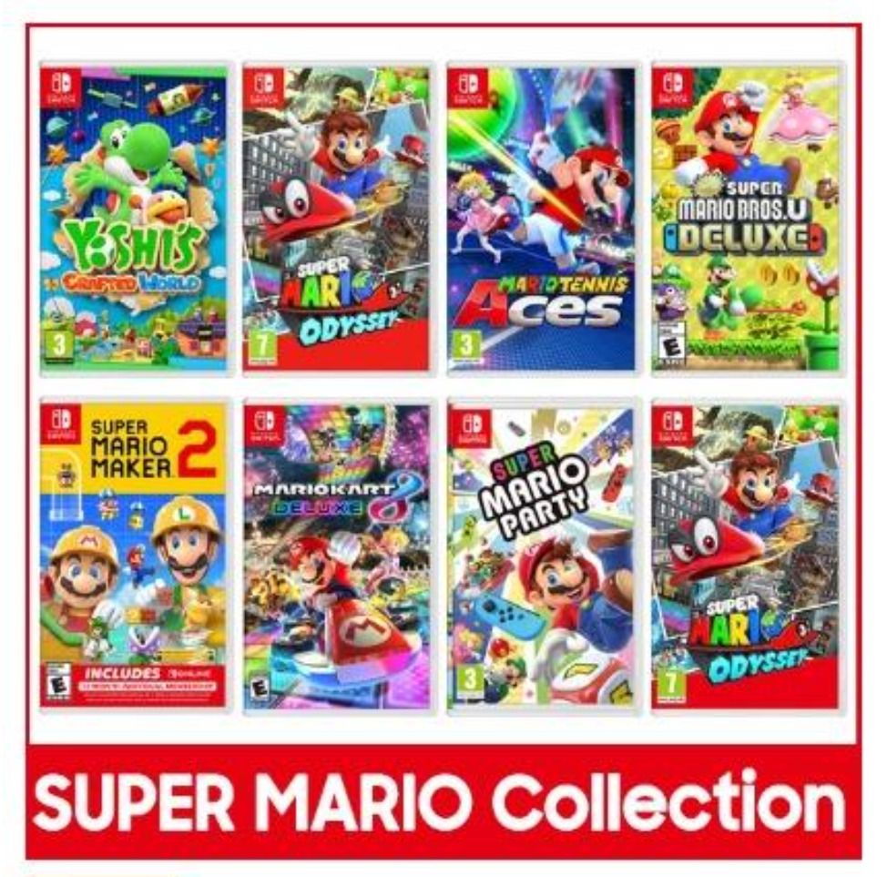 New Super Mario Bros. U Deluxe + Mario Kart 8 Deluxe, Nintendo