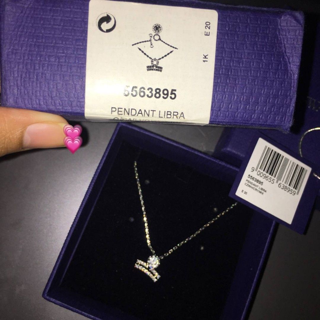 Libra hot sale necklace swarovski