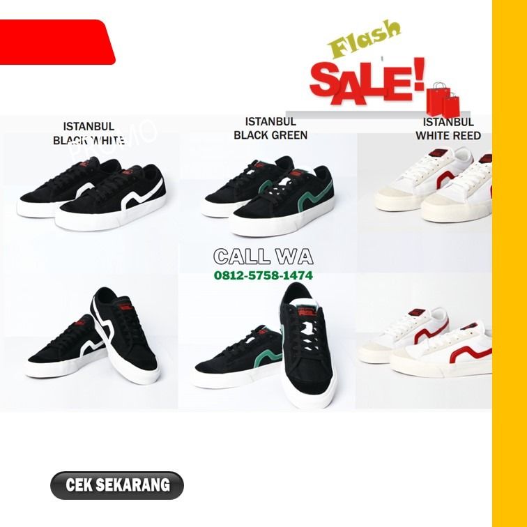Terlaris Call WA 0812-5758-1474 Grosir Sepatu Kets Pria Original