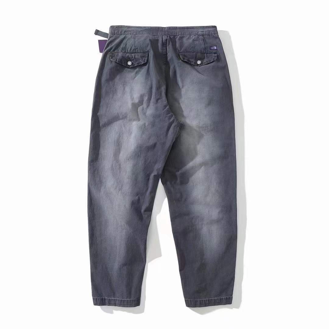 全新日本THE NORTH FACE標22ss Ripstop Field Pants復古扎染工裝褲, 男