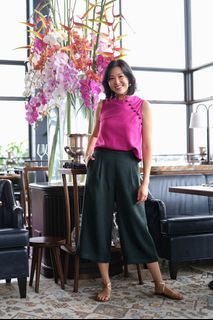 TMP Signature Convertible Jumpsuit (Magenta-Forest)