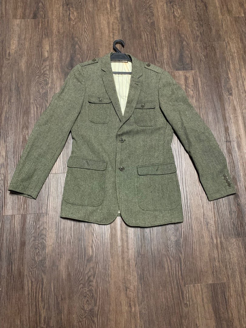 Topman military style blazer, Men's Fashion, Coats, Jackets and