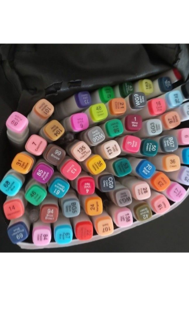 Touch art markers 40 pieces, Hobbies & Toys, Stationery & Craft, Art