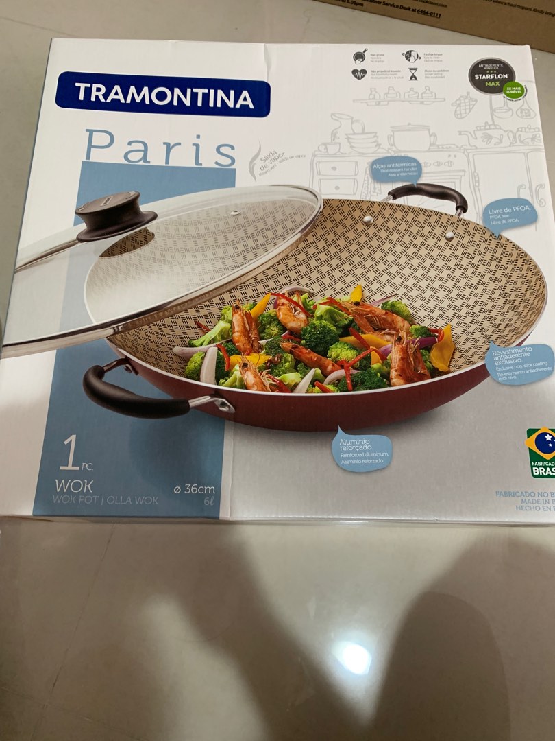 Tramontina Deep Frying Pan Wok Paris 24cm