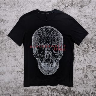 Ts neil barrett Black Barrett art big head skull