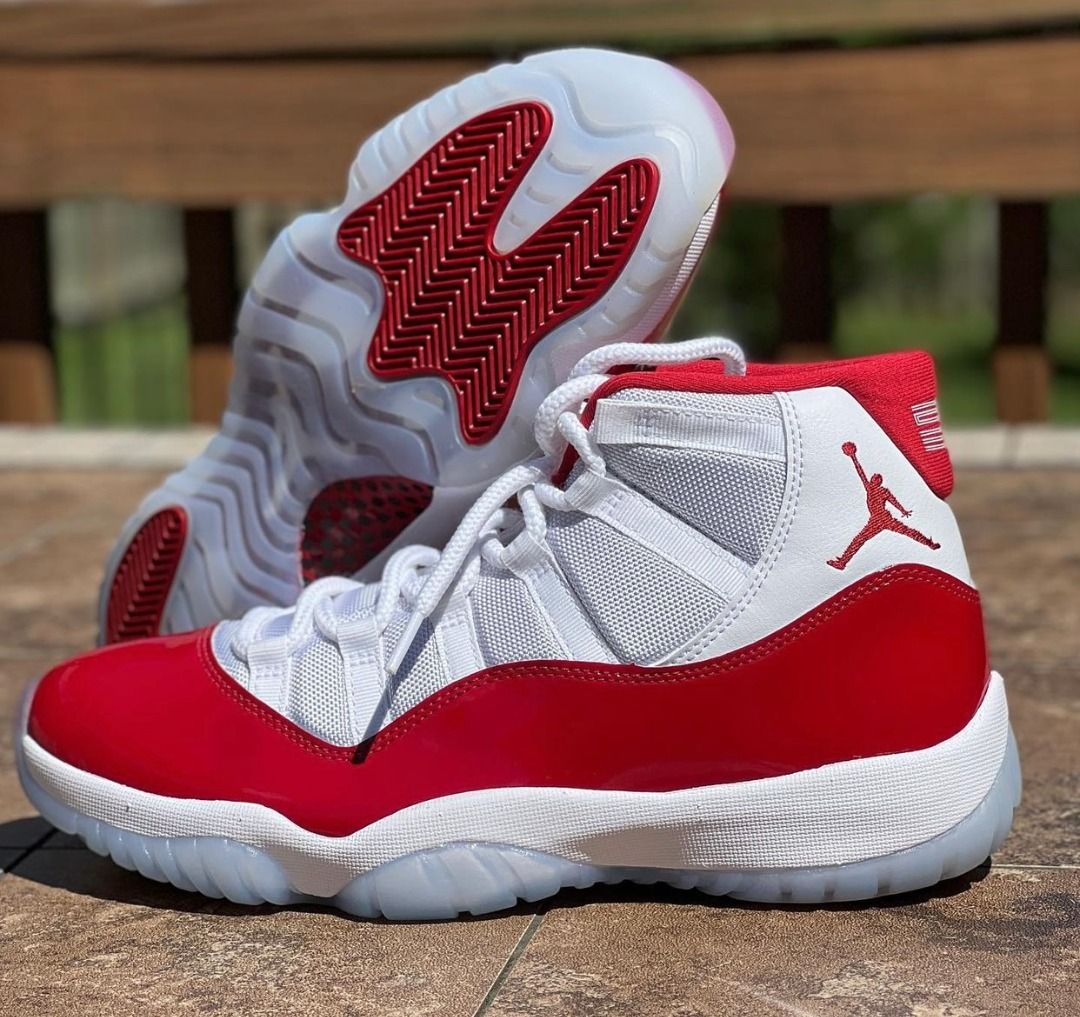 US10.5 Jordan 11 Cherry Men s Fashion Footwear Sneakers on