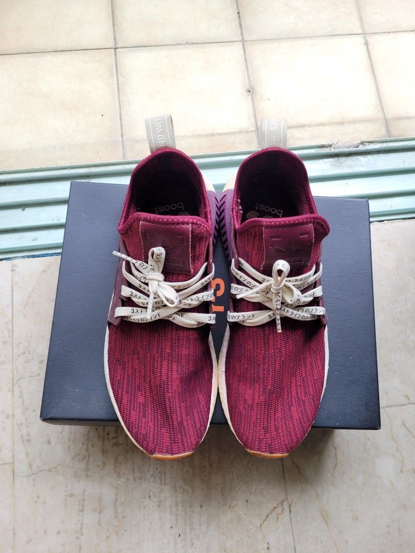 Nmd xr1 deals maroon burgundy