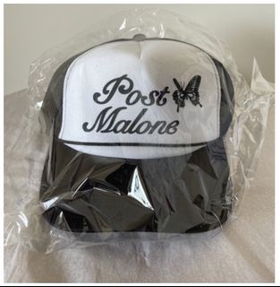 Verdy x Post Malone Trucker Hat Black White 卡車帽 帽子 現貨