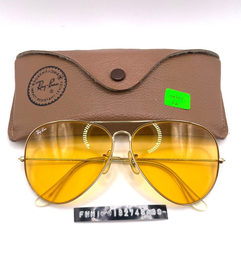 Vintage BL Large Metal II Arista Gold Ambermatic