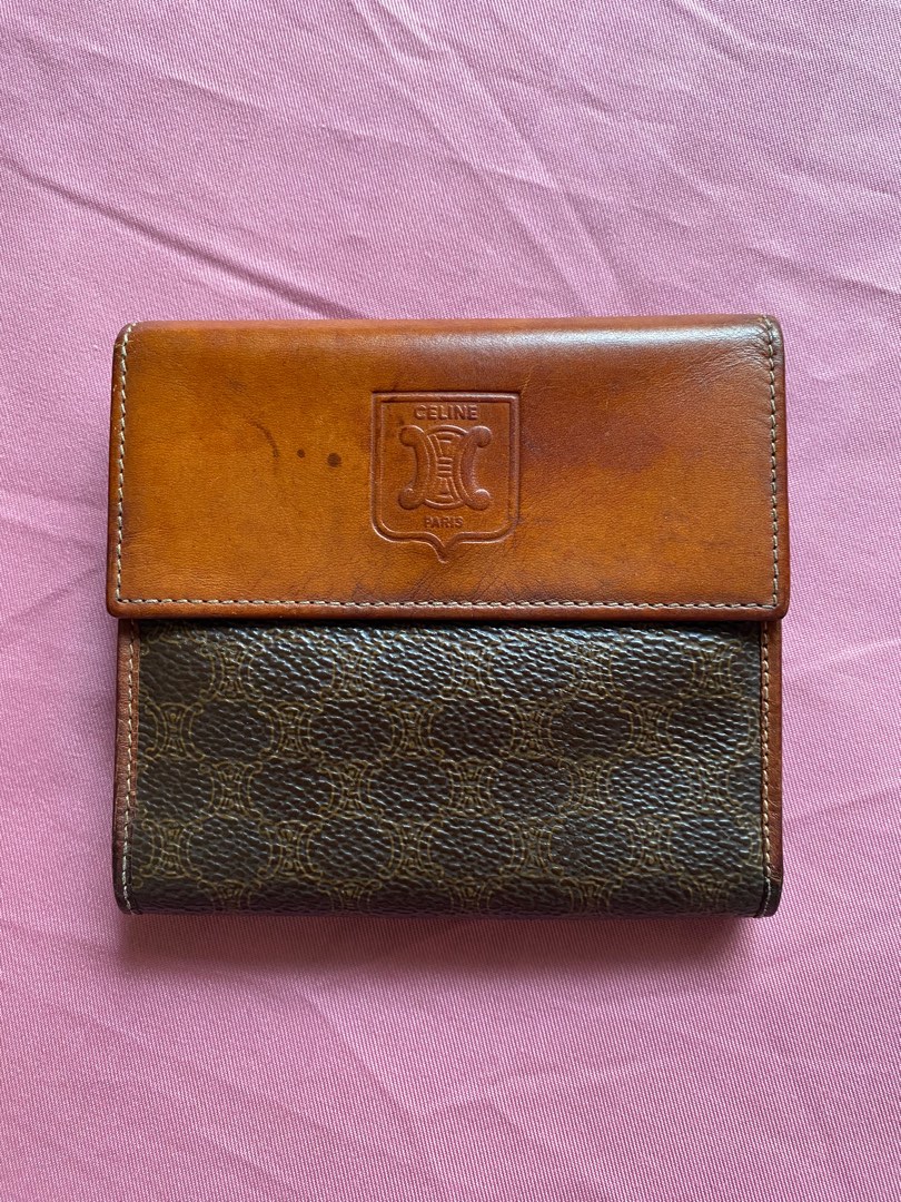 Vintage CELINE trifold wallet, Women's Fashion, Bags & Wallets, Wallets ...