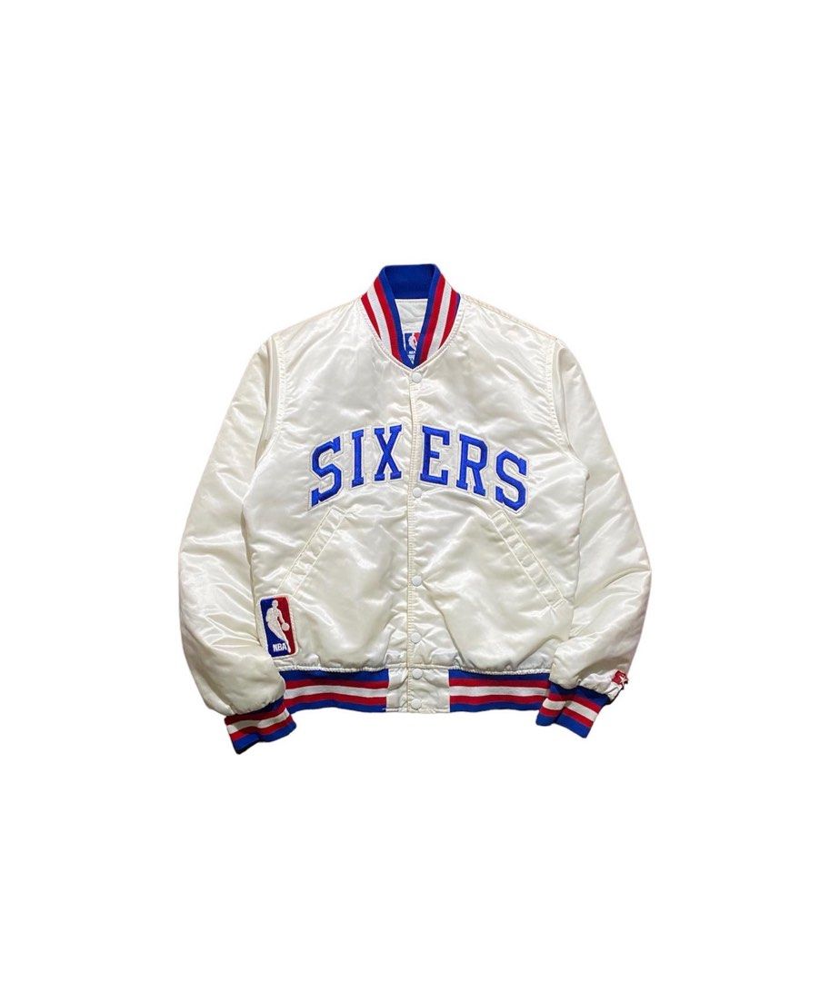 vintage sixers starter jacket