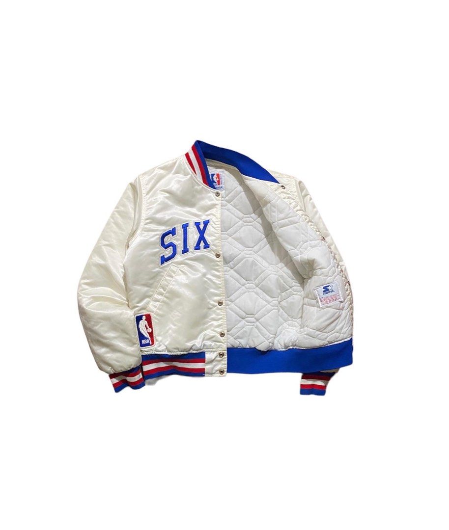 Vintage sixers sales jacket