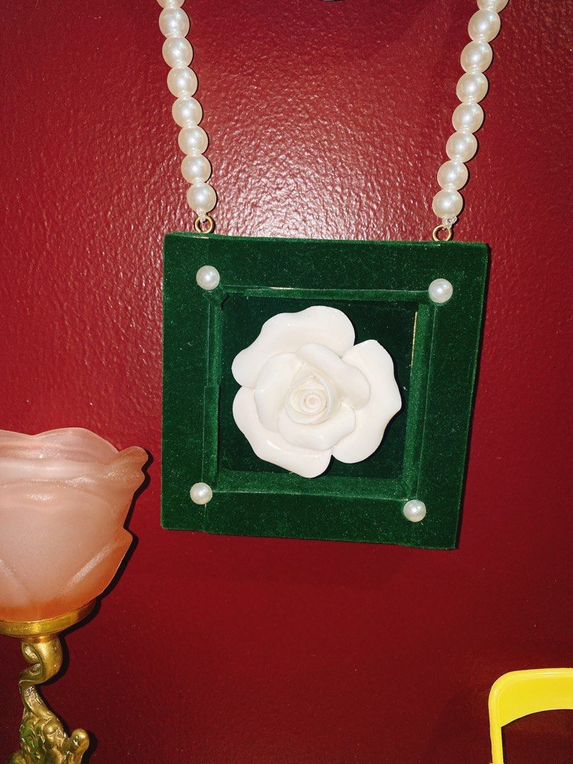Vintage porcelain rose wall decor diy decor, Furniture & Home Living