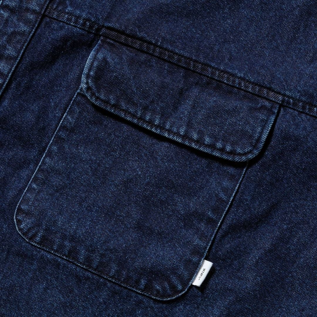 WTAPS WCPO 01 LS DENIM INDIGO XL | testes.metalesp.com.br