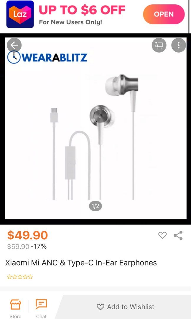 Xiaomi ANC Type C Earphones, Audio, Earphones on Carousell