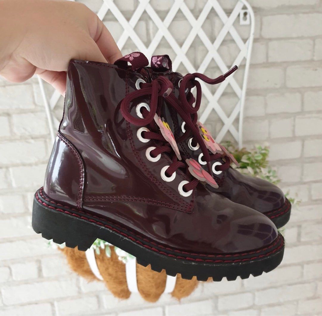Zara kids boots pink panther edition boots anak zara Bayi Anak Lainnya di Carousell
