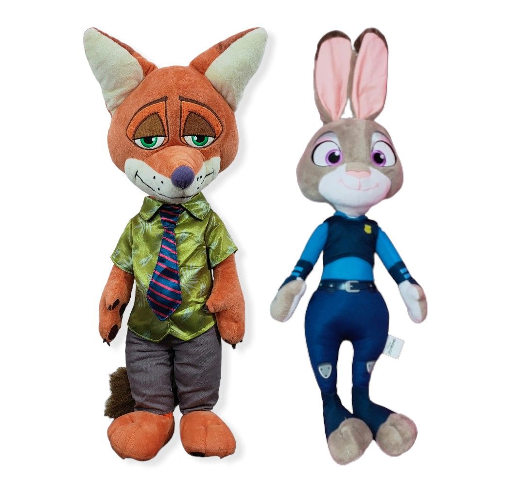 Zootopia Nick Wilde and Officer Judy Hopps Set, Hobbies & Toys, Toys