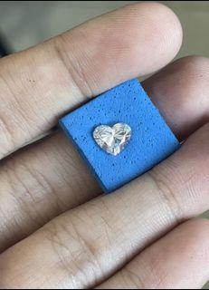 1.02CT LOOSE HEART LAB GROWN DIAMOND