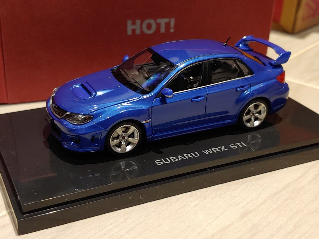 在庫得価エブロ 1/43 スバル WRX STI No.88 2019 ニュルブル ミニカー