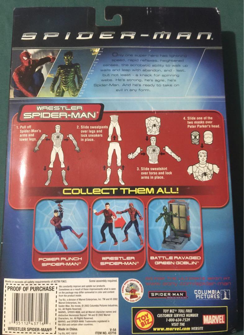 Figurine Marvel Spider-Man 2002 Vintage - Édition Rare