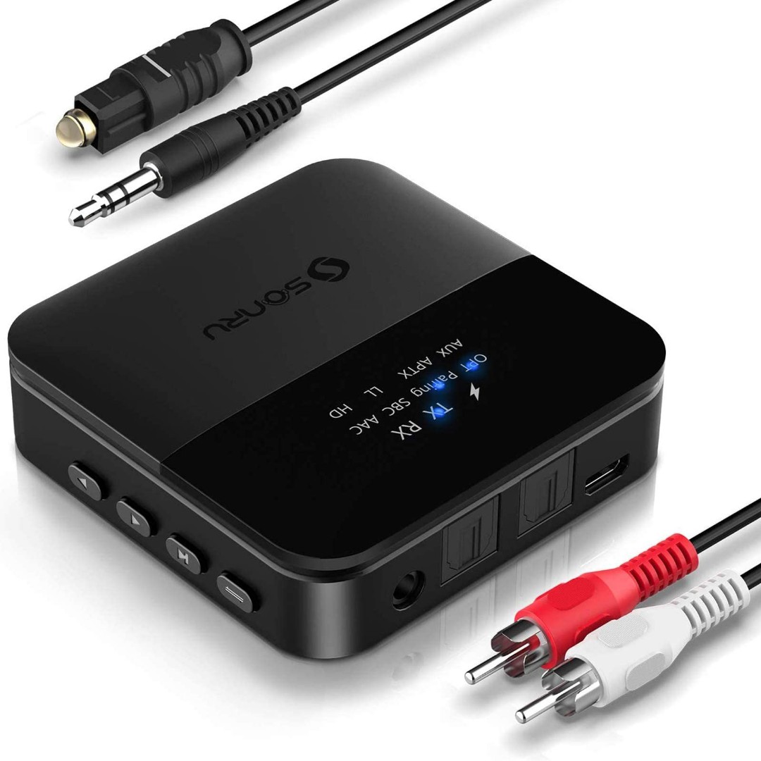 Sonru SPDIF 2in1 Bluetooth Adapter Bluetooth 5.0 Audio Adapter