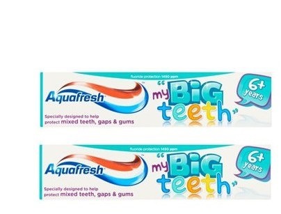 Bundle of 2 ] Aquafresh Baby Toothpaste 50ml My Big Teeth ...