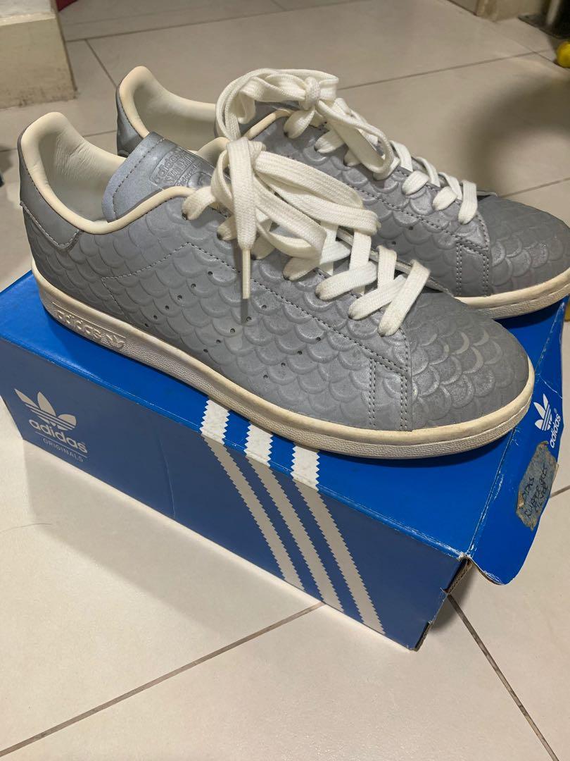 silver stan smith womens