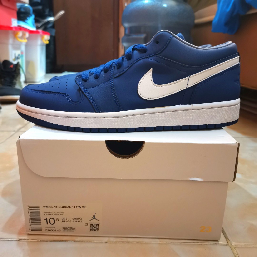 Air Jordan 1 Low Deep Royal Blue (W 