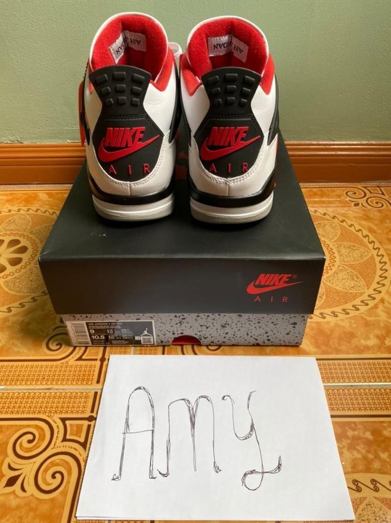 Air jordan 4 retro fire red, Men's 