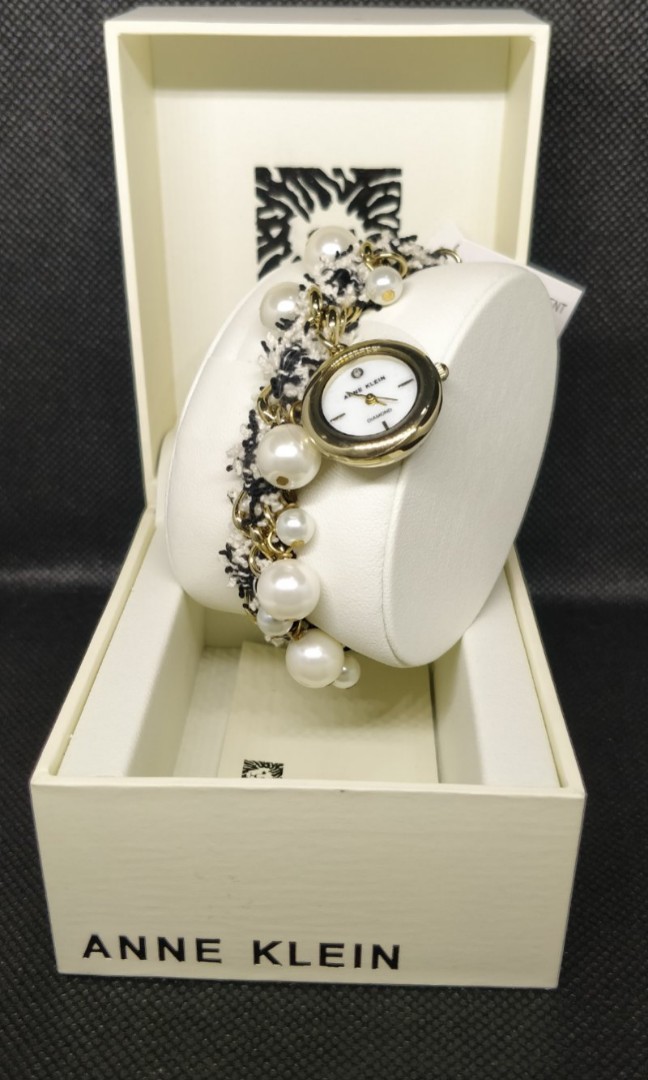 Anne Klein watch Diamond Accent Charm Bracelet Watch 100 
