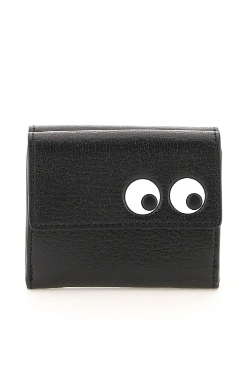 ANYA HINDMARCH EYES MINI TRI-FOLD WALLET, 女裝, 手袋及銀 