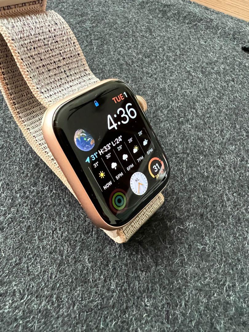 Apple watch series sales 4 44m gold
