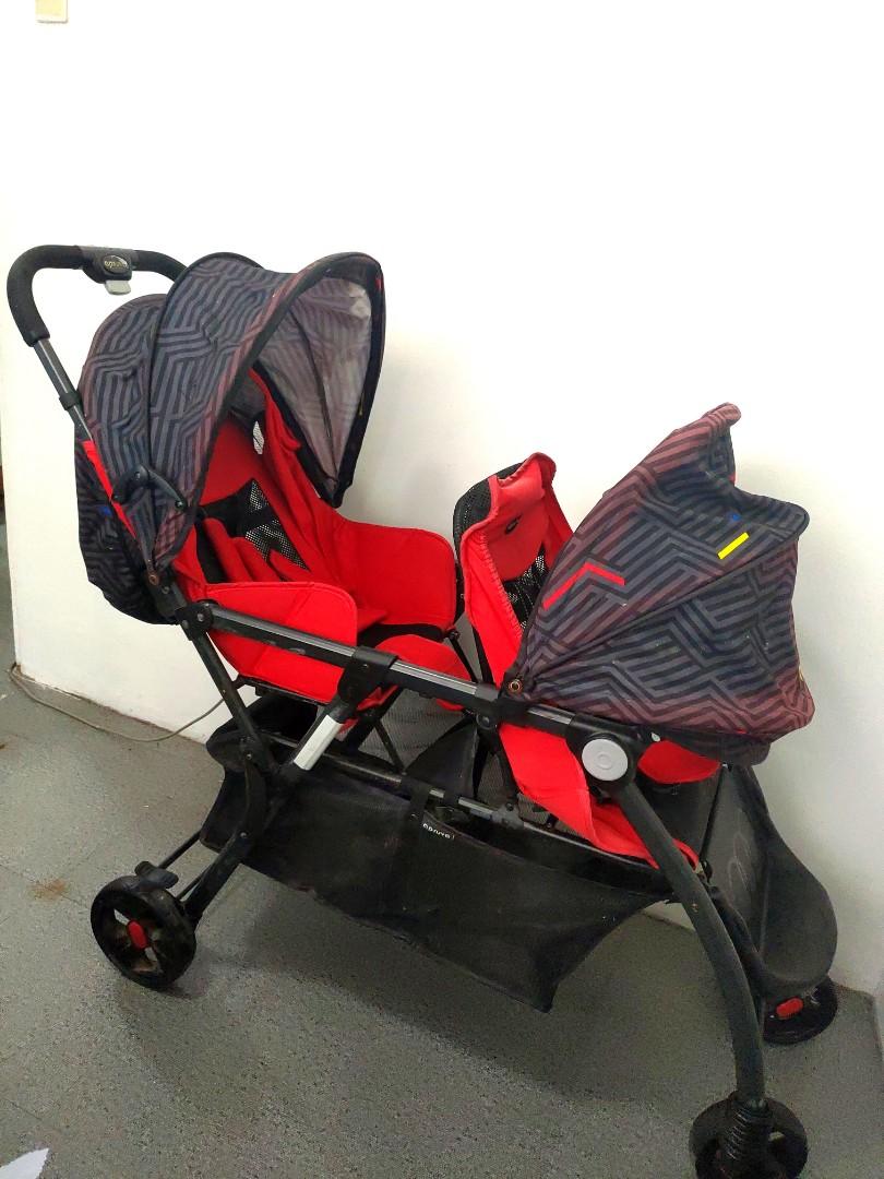 apruva twin stroller