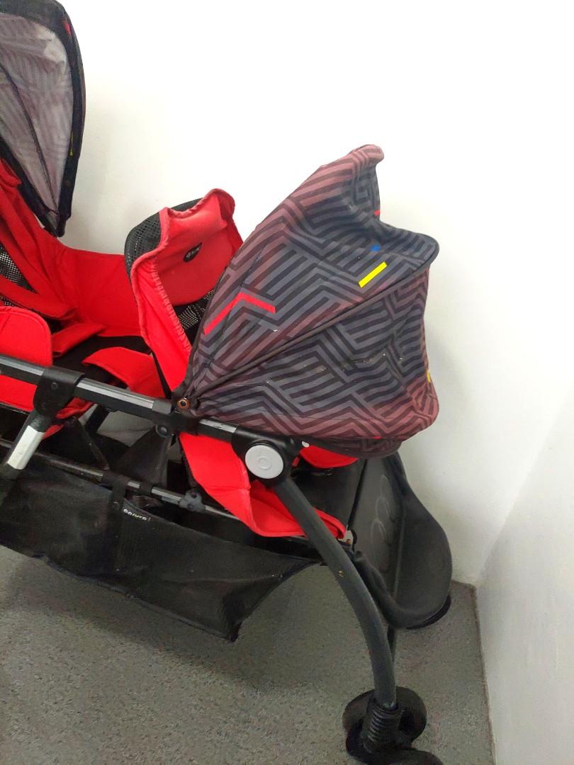 Apruva twin hot sale stroller