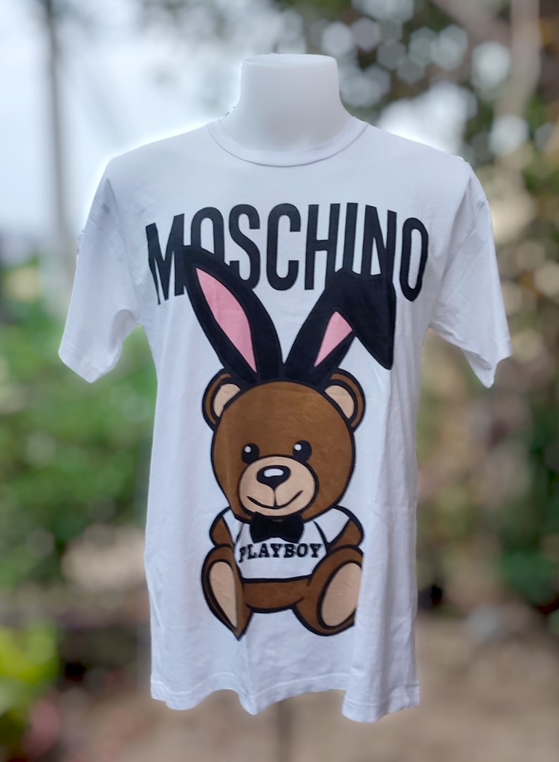 Moschino t shirt playboy cheap