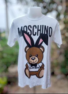 Authentic Moschino Couture Milano Playboy Cotton Tee