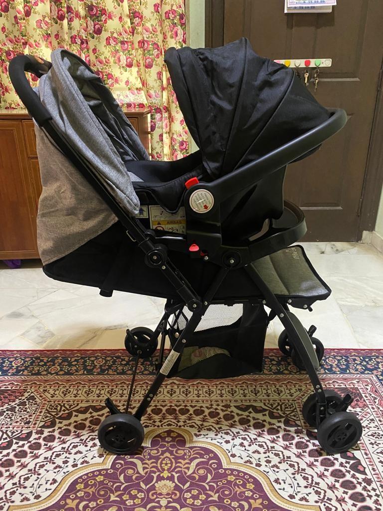 Stroller dan deals car seat