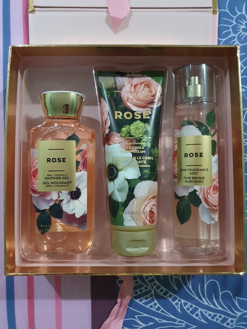 Bath & Body Works Love You Bunches Rose Gift Set (Shower Gel + Body Cream +  Fragrance Mist), Beauty & Personal Care, Fragrance & Deodorants On Carousell